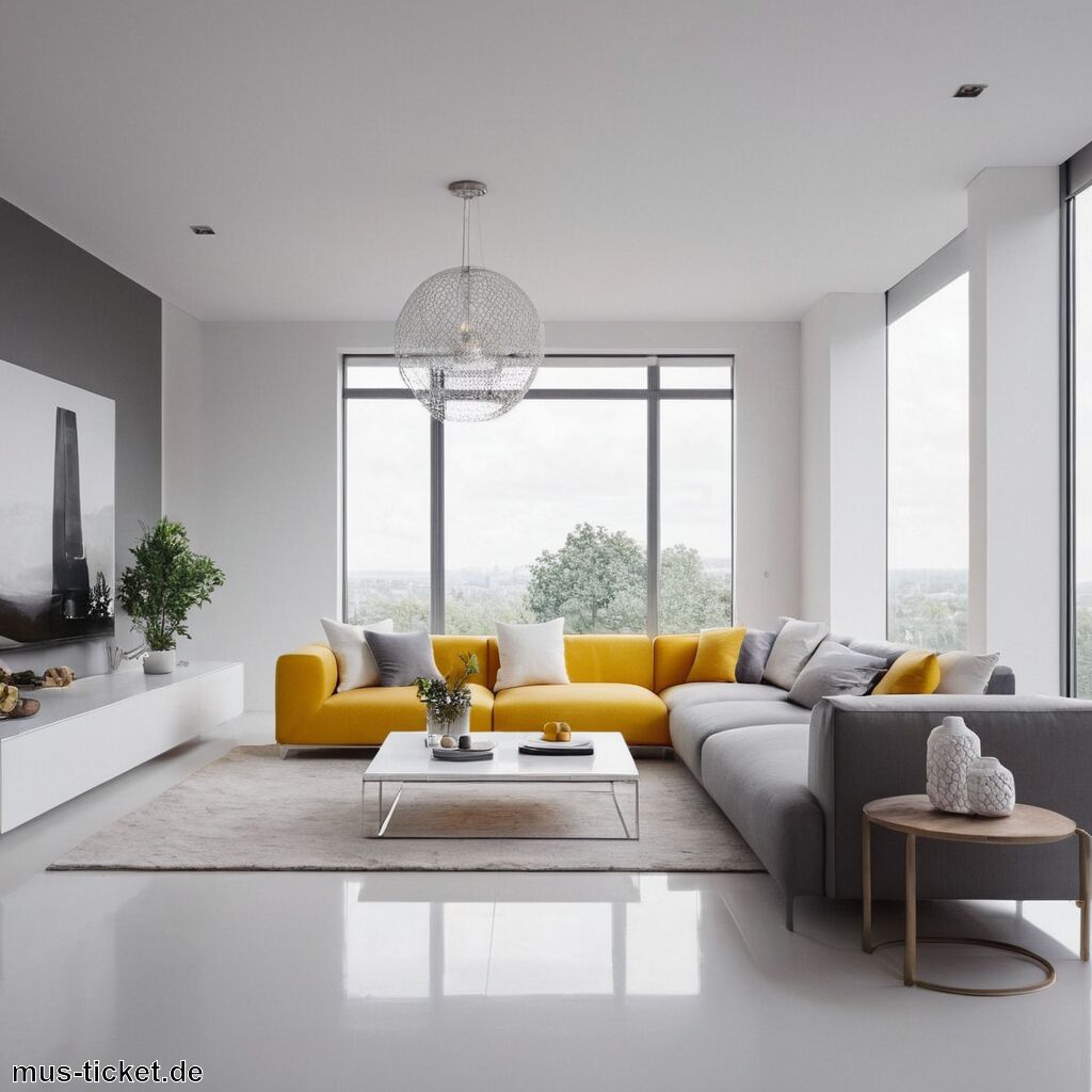 Welche Farbe passt zu Grau und Weiß? » Minimalistische Designs kreieren