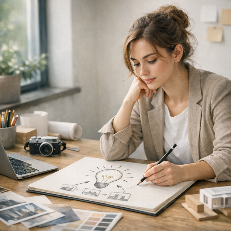 Ein starkes Portfolio beginnt mit einer klaren Idee