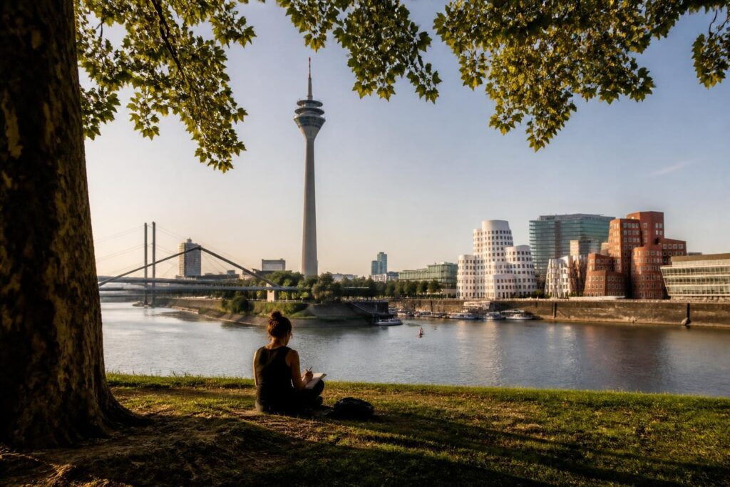 Was sind die besten kreativen Rückzugsorte in Düsseldorf